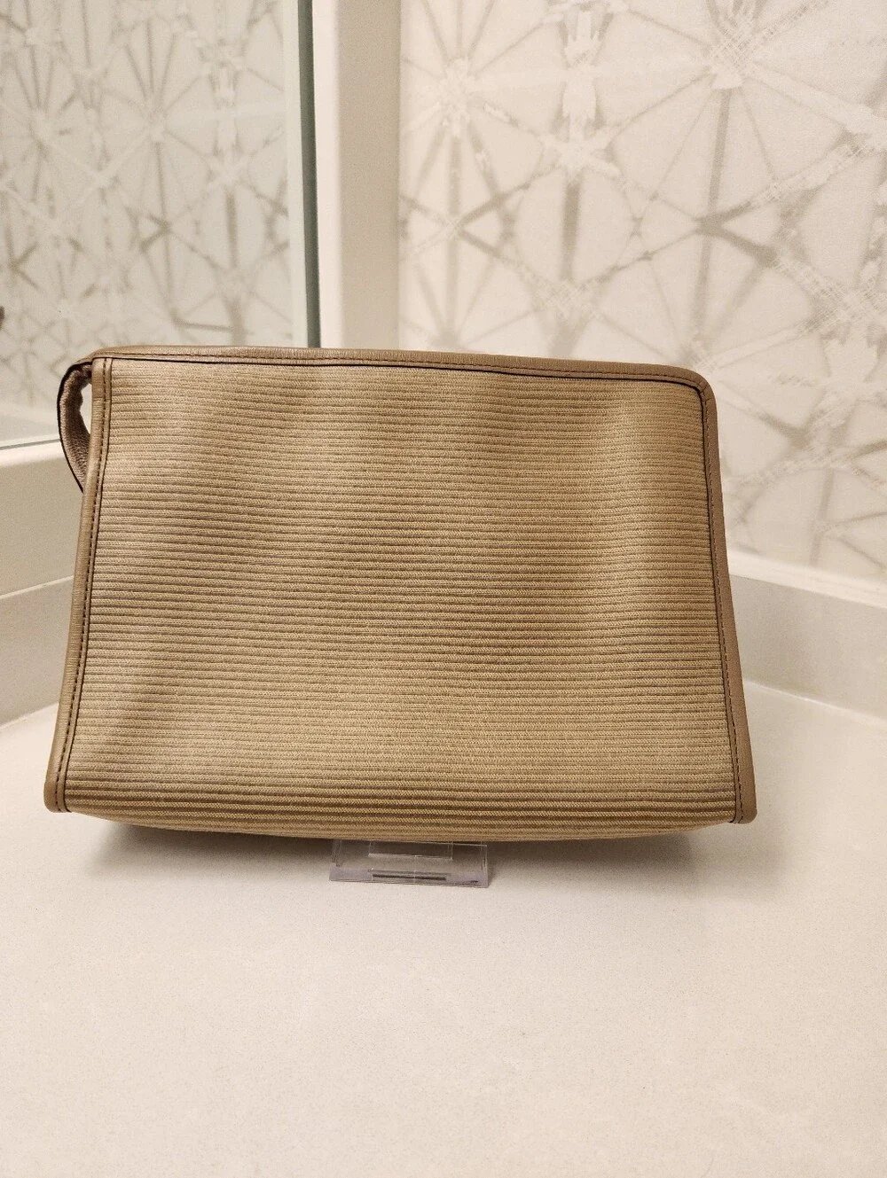 Yves Saint Laurent Beige Canvas Pouch - Picture 3 of 15